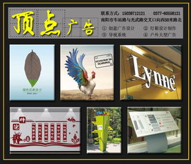 南陽廣告設計服務解析 頂點創意廣告的專業之路